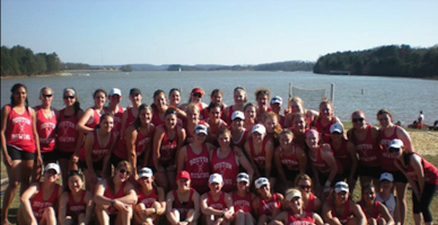 Picture of Boston University Women's Rowing Custom T-Shirt Design Boston University Women's Rowing T-Shirt Photo